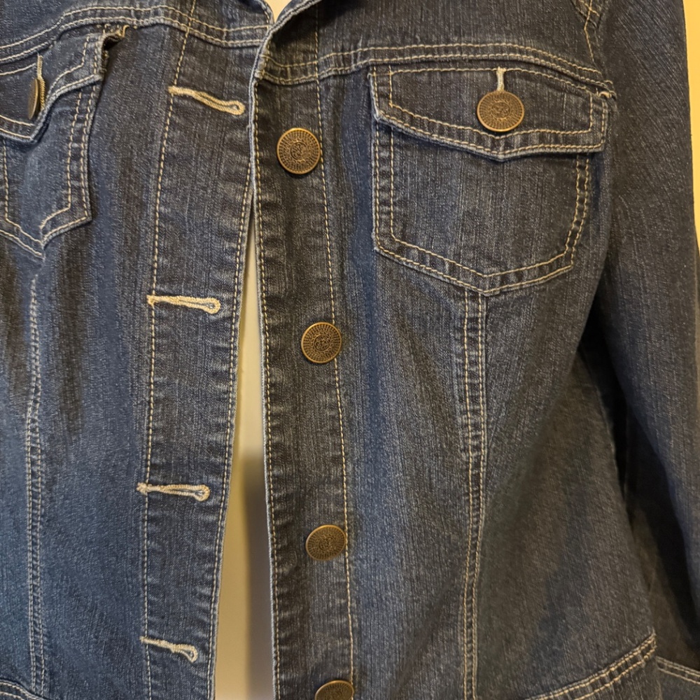 Baccini Denim Jacket size Large - Picture 3 of 9